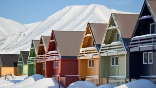 Illustrasjonsfoto av Longyearbyen.