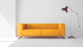 Illustrasjonsfoto av sofa
