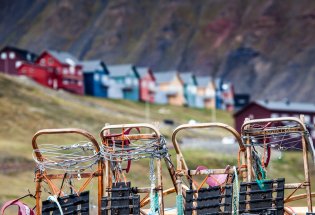 Illustrasjonsfoto av Longyearbyen svalbard