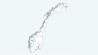 norgeskart fylkesinndelt